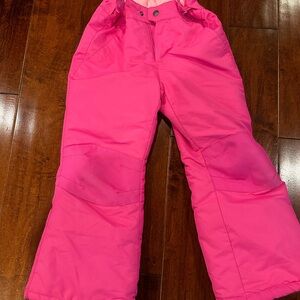 Swiss Tech Pink Kids Snow Pants, size S (6-6x)